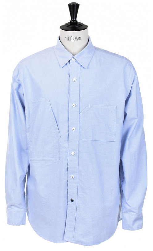 Engineered Garments Specials Mercantile Work Shirt Solid Cotton Oxford ...
