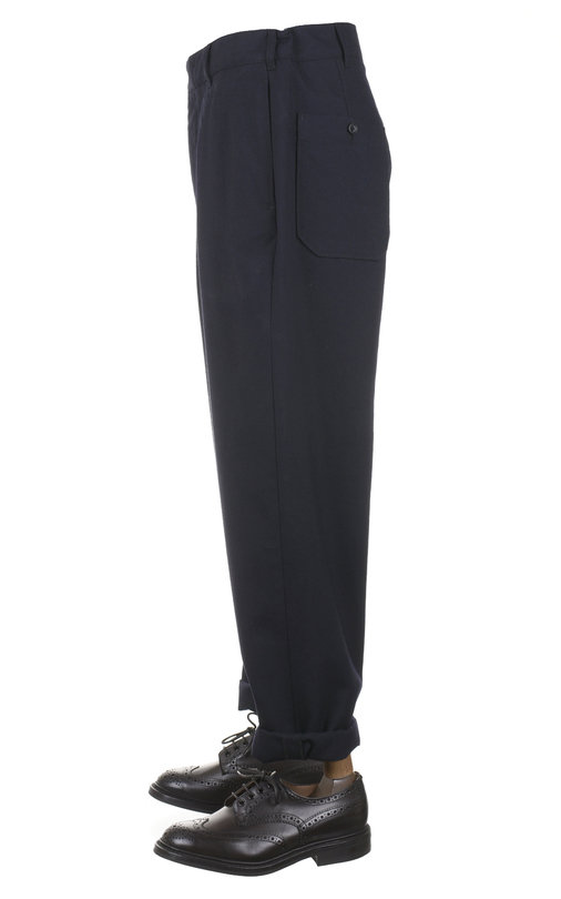 Engineered Garments Carlyle Pant Wool Uniform Serge - Dark Navy | Kafka ...