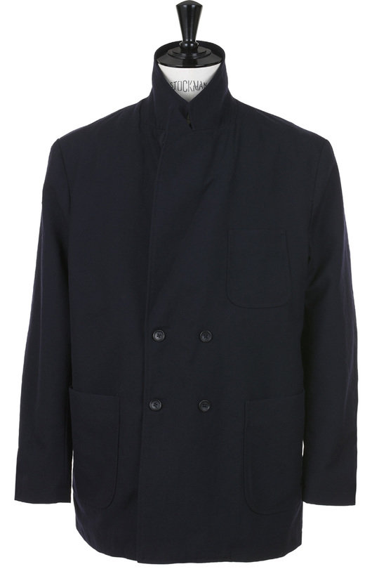 DB Jacket Wool Serge - Navy at Kafka Mercantile