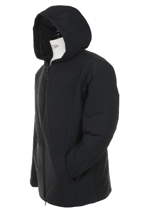 Snow Peak Flexible Insulated Zip Up Hoodie - Black | Kafka Mercantile