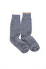 BR1001 Double Face Crew Socks - Blue/Brown Thumbnail