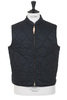 Quilted Cotton Vest - Charcoal Thumbnail