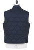 Quilted Cotton Vest - Navy Thumbnail