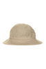 Baker Back Satin Metro Hat With Strap - Khaki Thumbnail