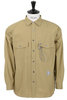 Cordura Typewriter Long Sleeve Shirt - Dk Beige Thumbnail