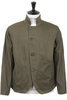 Linen Chino Cloth Gabardine RINGOMAN Coverall - Khaki Thumbnail