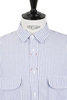 Ox Stripe Clip Shirt - Blue Thumbnail