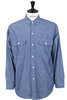 01-8064-84 Vintage Work Shirt - Blue Thumbnail