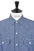 01-8064-84 Vintage Work Shirt - Blue Thumbnail