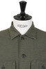 03-8345-77K 4 Pocket Army Shirt - Dark Olive Thumbnail