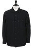 31-40-6159 Wool Viyella Work Shirt - Black Thumbnail