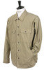 30-40-6157 Back Satin Shirt Jacket - Beige Thumbnail