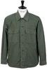 30-40-6157 Back Satin Shirt Jacket - Olive Thumbnail