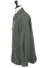 30-40-6157 Back Satin Shirt Jacket - Olive Thumbnail