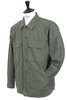 30-40-6157 Back Satin Shirt Jacket - Olive Thumbnail