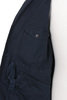 31-40-3278 Back Satin Coverall Jacket - Navy Thumbnail