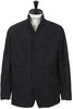 31-40-3278 Back Satin Coverall Jacket - Black Thumbnail