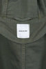 31-40-9467 Back Satin Military Hooded Coat - Olive Thumbnail