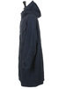 31-40-9467 Back Satin Military Hooded Coat - Navy Thumbnail