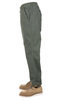 31-40-8395 Back Satin Taper Pants - Olive Thumbnail