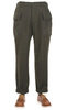 31-40-8407 Serge Tumbler Baker Peg Top Pants - Olive Thumbnail