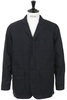 Loiter Jacket Cotton Brushed HB - Black Thumbnail