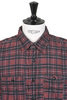 Work Shirt Tartan Corduroy Print - Red Thumbnail