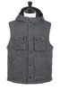 Field Vest PolyWool Herringbone - Grey Thumbnail