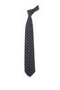 Neck Tie Regimental Strip Corduroy - Navy Thumbnail