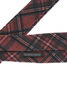 Neck Tie Tartan Corduroy - Red Thumbnail