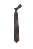 Neck Tie Cotton Plaid - Orange/Red Thumbnail