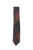 Neck Tie Cotton Plaid - Orange/Red Thumbnail