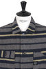 #1103 Polar Fleece Jacket Wool - Navy Stripe Thumbnail