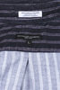 19th Century Regimental Stripe Printed Corduroy - Navy Thumbnail