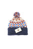 Double Cuff Design A Knitted Cap - Navy Heather Thumbnail