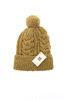 Double Cuff Knitted Fisherman Cap - Dark Gold Thumbnail