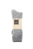 Alpaca Loose Rib Socks - Light Grey Thumbnail