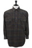 Triple Stitch Popover Shirt Corduroy Plaid - Brown Thumbnail