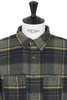 Work Shirt Cotton Plaid Flannel - Yellow/Grey Thumbnail