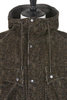 Patch Pocket Mountain Parka Tweed Print Corduroy - Brown Thumbnail