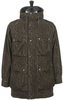 Patch Pocket Mountain Parka Tweed Print Corduroy - Brown Thumbnail