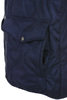 High Neck Vest Quilted Cloth - Navy Thumbnail