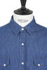 Lax Western Shirt - Fade Blue Thumbnail