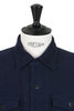 C.P.O. Shirt Jacket Stretch Cotton Moleskin - Navy Thumbnail