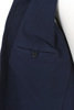 Pocket Shirt Collar Jacket Stretch Moleskin - Navy Thumbnail