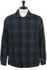 Bird Watching Jacket Buffalo Plaid Wool - Blue Thumbnail