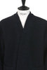 Lined Easy Cardigan Recycled Wool Blend Boa Jersey - Navy Thumbnail