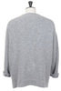 4 Button Cardigan Double Face Jersey - Light Grey Thumbnail