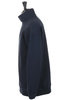 High Neck Sweatshirt Cotton/Wool Brushed Back Jersey - Navy Thumbnail