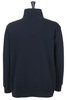 High Neck Sweatshirt Cotton/Wool Brushed Back Jersey - Navy Thumbnail